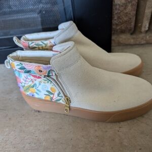 Keds Floral Suede Boots